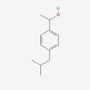 (1-HYDROXYETHYL)-4-(2-METHYLPROPYL)BENZENE structure, CAS 40150-92-3