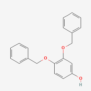 3,4-bis(benzyloxy)phenol structure, CAS 27688-86-4