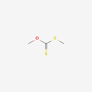 Methoxydithioformic acid methyl ester structure, CAS 19708-81-7