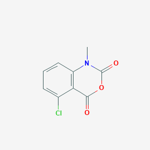 5-CHLORO-1-METHYL-1H-BENZO[D][1,3]OXAZINE-2,4-DIONE structure, CAS 40707-01-5