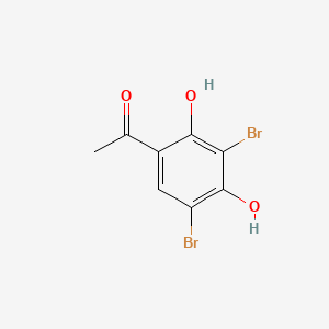 2,6-Dibromo-4-acetylresorcinol structure, CAS 36772-98-2