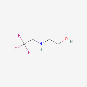 2-[(2,2,2-trifluoroethyl)amino]ethanol structure, CAS 371-99-3