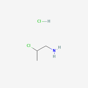 2-chloropropan-1-amine hydrochloride structure, CAS 6266-35-9
