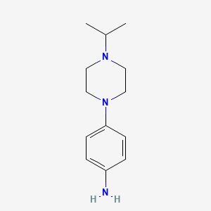 4-(4-Isopropylpiperazin-1-yl)aniline structure, CAS 443914-86-1