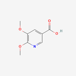 5,6-Dimethoxynicotinic acid structure, CAS 76470-34-3