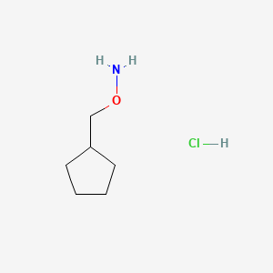 CYCLOPENTYMETHYL HYDROXYAMINE HYDROCHLORIDE structure, CAS 854382-69-7