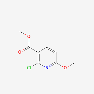 METHYL 2-CHLORO-6-METHOXYNICOTINATE structure, CAS 95652-77-0