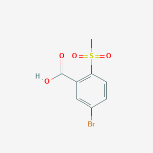 5-BroMo-2-(Methylsulfonyl)benzoic acid structure, CAS 146431-33-6
