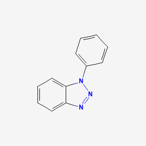 1-Phenyl-1H-benzotriazole structure, CAS 883-39-6