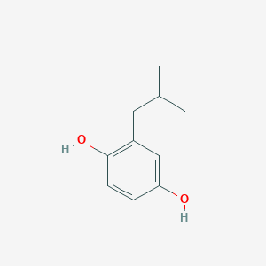 2-isobutylbenzene-1,4-diol structure, CAS 4197-78-8