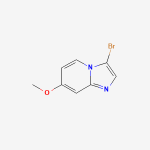 IMidazo[1,2-a]pyridine, 3-broMo-7-Methoxy- structure, CAS 342613-73-4