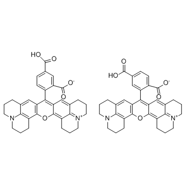 5(6)-CARBOXY-X-RHODAMINE FOR FLUOR- structure, CAS 198978-94-8