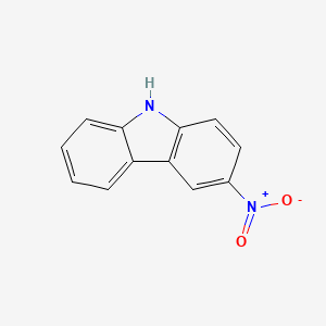 3-nitrocarbazole structure, CAS 3077-85-8