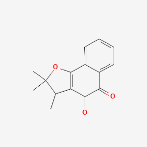 2,3-dihydro-2,2,3-trimethylnaphtho[1,2-b]furan-4,5-dione structure, CAS 178931-48-1