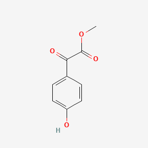 4-Hydroxyphenyloxoacetic acid methyl ester structure, CAS 38250-16-7