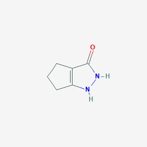 2,4,5,6-TETRAHYDRO-CYCLOPENTAPYRAZOL-3-OL structure, CAS 364746-32-7
