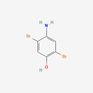4-Amino-2,5-dibromophenol structure, CAS 872272-33-8