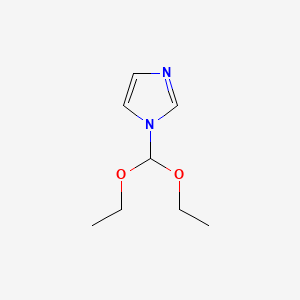 1-(DIETHOXYMETHYL)IMIDAZOLE structure, CAS 61278-81-7