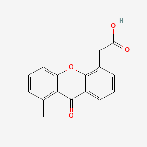 8-methylxanthen-9-one-4-acetic acid structure, CAS 117570-76-0