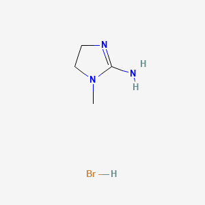 2-AMINO-1-METHYL-2-IMIDAZOLINE HYDROBROMIDE structure, CAS 34122-57-1