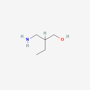 2-(aminomethyl)butan-1-ol structure, CAS 16519-75-8