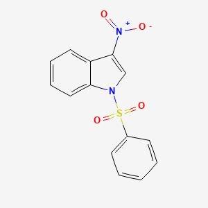 3-nitro-1-(phenylsulfonyl)-1H-indole structure, CAS 116325-19-0