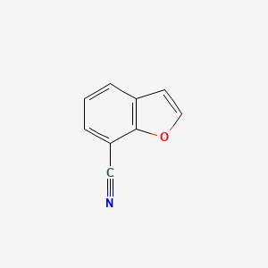 benzofuran-7-carbonitrile structure, CAS 52951-09-4