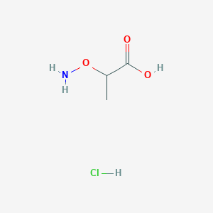 2-(Aminooxy)propionic acid hydrochloride structure, CAS 4703-02-0