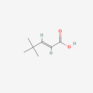 (E)-4,4-DIMETHYL-2-PENTENOIC ACID structure, CAS 6945-35-3