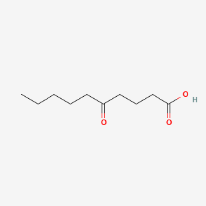 5-OXODECANOIC ACID structure, CAS 624-01-1