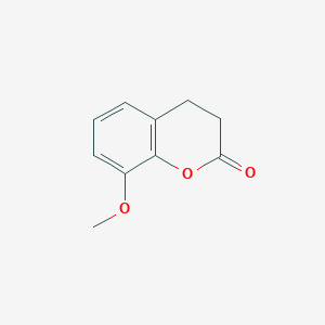 -Methoxychroman-2-one structure, CAS 80515-75-9