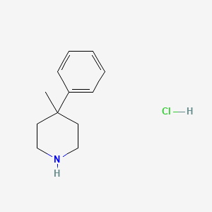 -methyl-4-phenylpiperidinium chloride structure, CAS 83949-37-5