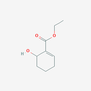 ethyl 6-hydroxycyclohex-1-enecarboxylate structure, CAS 28469-52-5