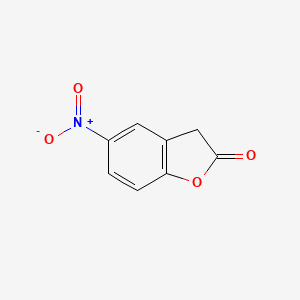 5-Nitro-1-benzofuran-2(3H)-one structure, CAS 21997-23-9