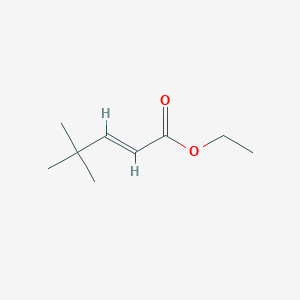 ethyl 4,4-dimethylpent-2-enoate structure, CAS 87995-20-8