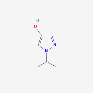 1-isopropyl-1H-pyrazol-4-ol structure, CAS 75702-84-0