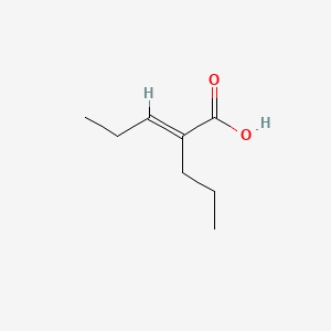 2-N-PROPYL-2(E)-PENTENOICACID structure, CAS 33786-47-9