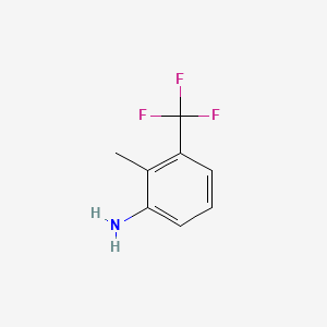 2-Methyl-3-trifluoromethylaniline structure, CAS 54369-44-0