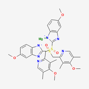Omeprazole magnesium structure, CAS 95382-33-5