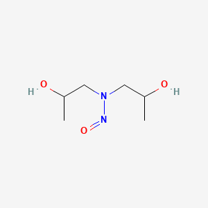 DIISOPROPANOLNITROSAMINE structure, CAS 53609-64-6
