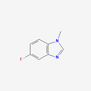 5-Fluoro-1-MethylbenziMidazole structure, CAS 1365271-95-9