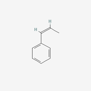 CIS-BETA-METHYLSTYRENE structure, CAS 766-90-5