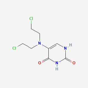 URACIL MUSTARD structure, CAS 66-75-1