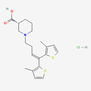 Tiagabine hydrochloride structure, CAS 145821-59-6