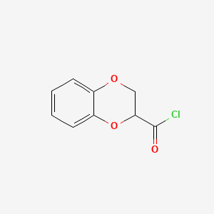2,3-DIHYDRO-1,4-BENZODIOXINE-2-CARBONYL CHLORIDE structure, CAS 3663-81-8