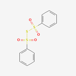 BIS(PHENYLSULFONYL)SULFIDE structure, CAS 4388-22-1