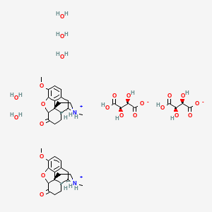 HYDROCODONE BITARTRATE structure, CAS 34195-34-1