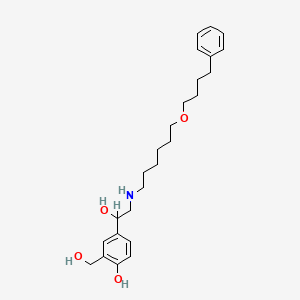 Salmeterol structure, CAS 89365-50-4