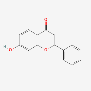 7-HYDROXYFLAVANONE structure, CAS 6515-36-2