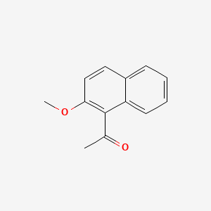 2-Methoxy-1-acetonaphthone structure, CAS 5672-94-6